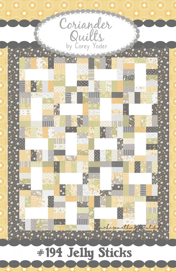 Jelly Sticks Quilt Pattern by Coriander Quilts CQ194