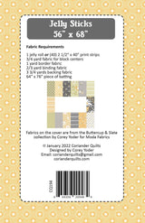Jelly Sticks Quilt Pattern by Coriander Quilts CQ194