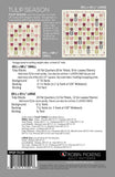 Tulip Season Quilt Printed Pattern, by Robin Pickens RPQP-TS139 in 2 sizes.