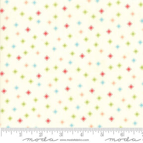 Harper's Garden Ivory Diamonds #37577 11 by Sherri and Chelsi for Moda Fabrics