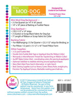 Mini Mod Dog Pillow Pattern by Colourwerx