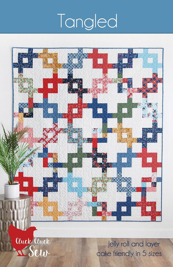 Tangled Quilt Pattern  by Cluck Cluck Sew CCS206 Multi Size