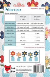 Primrose Quilt Pattern  by Cluck Cluck Sew CCS207 Multi Size