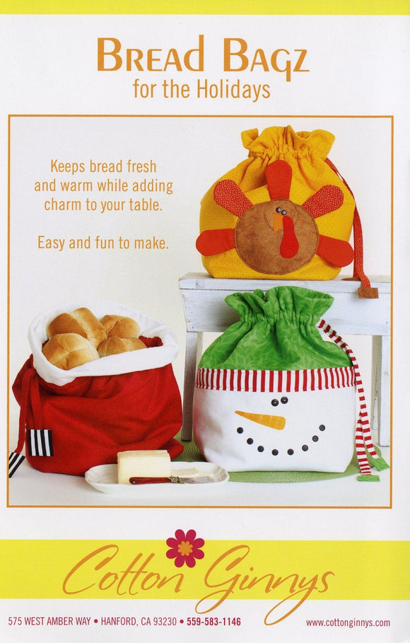 Bread Bagz for the Holidays by Cotton Ginnys BZ149