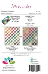 Maypole quilt pattern VC1271 By V and Co. Paper Patter ONLY