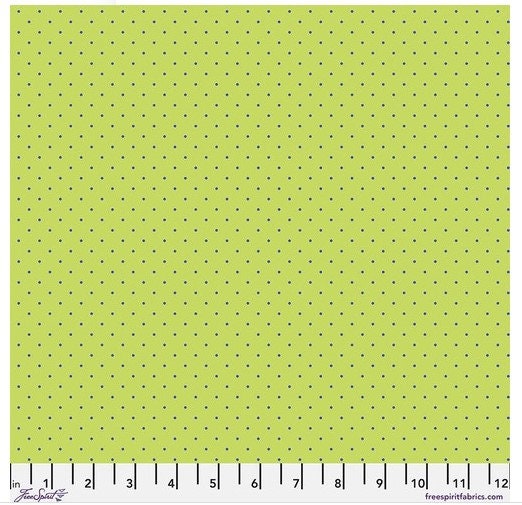 Tiny Dots - Meadow sold 1/2 yard increments PWTP185.MEADOW  by Tula Pink for Free Spirit Fabrics