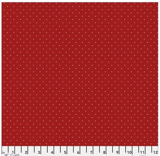Tiny Dots - WATERMELON sold 1/2 yard increments PWTP185.WATERMELON  by Tula Pink for Free Spirit Fabrics