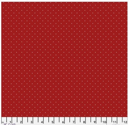 Tiny Dots - WATERMELON sold 1/2 yard increments PWTP185.WATERMELON  by Tula Pink for Free Spirit Fabrics
