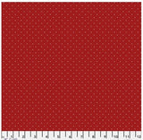 Tiny Dots - WATERMELON sold 1/2 yard increments PWTP185.WATERMELON  by Tula Pink for Free Spirit Fabrics