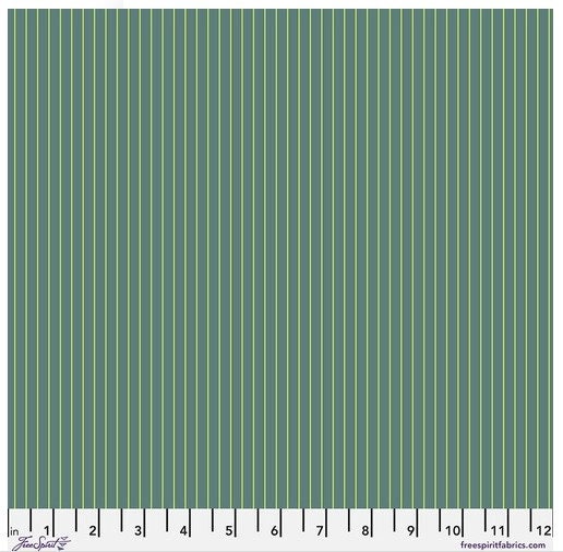Tiny Stripes - Songbird sold 1/2 yard increments  PWTP186.Songbird  by Tula Pink for Free Spirit Fabrics