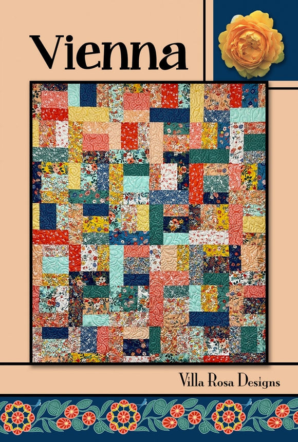 Vienna Quilt Pattern Villa Rosa Designs Finished 51 x 60