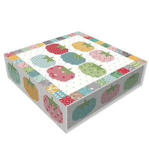 Tomato Pin Cushion Quilt Boxed Kit - Finished Size 58" x 70"  by Lori Holt of Bee in My Bonnet for Riley Blake Designs