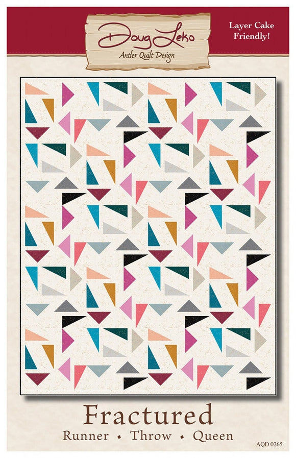 Fractured Quilt pattern AQD 0265 Antler Quilt Design