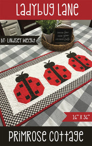 Ladybug Lane Pattern PCQ-036  Primrose Cottage Quilts