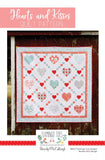 Hearts and Kisses Quilt Pattern by Beverly McCullough  74" x 74"