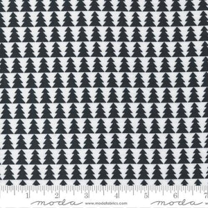 Candy Cane Lane Pine Trees in Charcoal 24121-14 by Sold by 1/2 yard increments