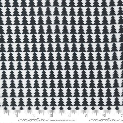 Candy Cane Lane Pine Trees in Charcoal 24121-14 by Sold by 1/2 yard increments
