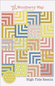 High Tide Remix Quilt PAPER Pattern ONLY by Alli Jenson of Woodberry Way #131