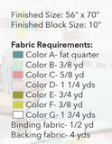 Pink Lemonade Quilt PAPER Pattern ONLY by Alli Jenson of Woodberry Way #129