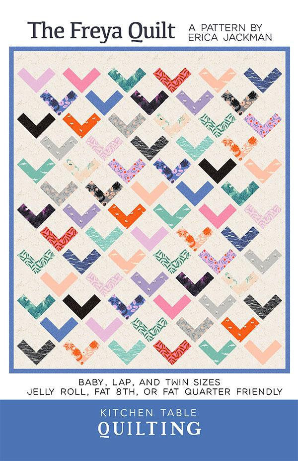 The Freya Quilt Pattern KTQ154  by Kitchen Table Quilting (baby, lap and twin sizes)