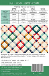 The Ivy Quilt Pattern KTQ158  by Kitchen Table Quilting