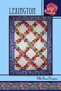 Lexington Pattern Card by Villa Rosa Designs finished size 54"x74"