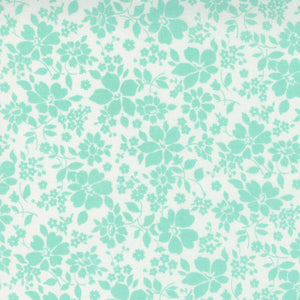 Merry Little Christmas Winterberry Cream Aqua Yardadge 5543-25 by Bonnie & Camille for Moda Fabrics