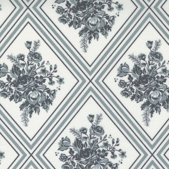 Merry Little Christmas Gather Cream-Silver Yardage 55241-27 by Bonnie & Camille for Moda Fabrics