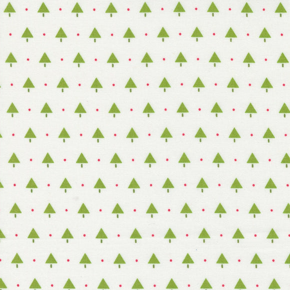 Merry Little Christmas Little Trees Cream Multi 55246-19 by Bonnie & Camille for Moda Fabrics
