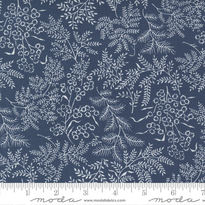 Nantucket Summer Sconset Navy yardage 55261-23 by Camille Roskelley for Moda Fabrics
