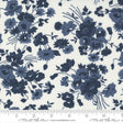 Nantucket Summer Somerset Cream - Navy yardage 55260-21 by Camille Roskelley for Moda Fabrics