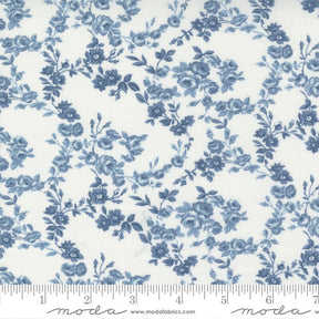 Nantucket Summer Surfside Cream Light Blue yardage 55263-24 by Camille Roskelley for Moda Fabrics