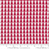 Candy Cane Lane Pine Trees in Cardinal 24121-12 Sold by 1/2 yard increments