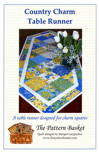 Country Charm Table Runner Pattern TPB0705 by The Pattern Basket, Margot Designs  Paper Pattern ONLY