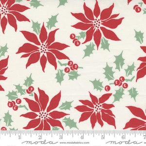 Holly Jolly  Poinsettia Snow 31181-11 by Urban Chicks  for Moda Fabrics
