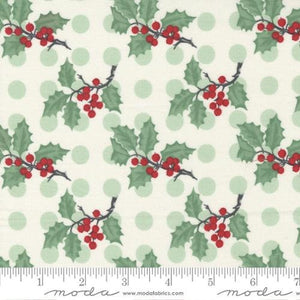 Holly Jolly  Holly Dot Snow 31182-11 by Urban Chicks  for Moda Fabrics
