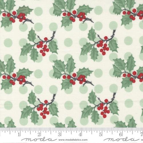 Holly Jolly  Holly Dot Snow 31182-11 by Urban Chicks  for Moda Fabrics