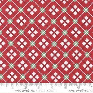 Holly Jolly  Plaid Gift Wrap Berry 31184-12 by Urban Chicks  for Moda Fabrics