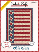 Olde Glory Mini Quilt Pattern by Fabric Cafe #092026-01 Bin MP