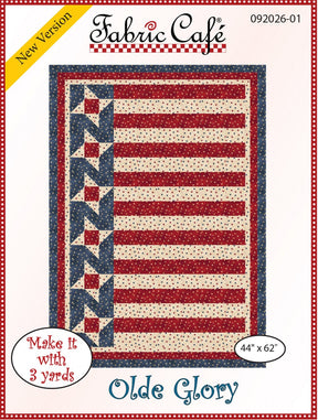 Olde Glory Mini Quilt Pattern by Fabric Cafe #092026-01 Bin MP