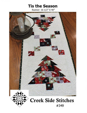 Tis the Season Table Runner Pattern CSS349 by Creek Side Stitches