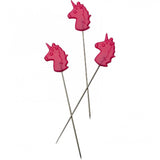 Tula Pink Unicorn Head Straight Pins 30 count 2 inch