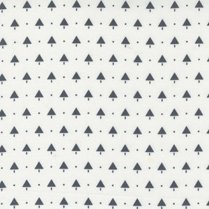 Merry Little Christmas Little Trees Cream Charcoal 55246-21 by Bonnie & Camille for Moda Fabrics
