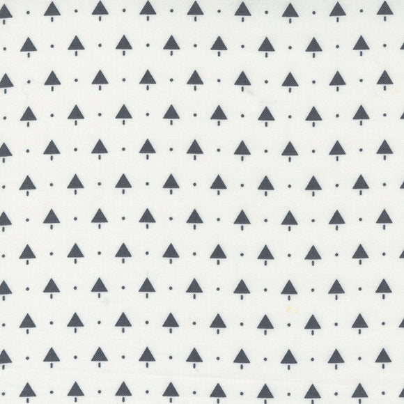 Merry Little Christmas Little Trees Cream Charcoal 55246-21 by Bonnie & Camille for Moda Fabrics