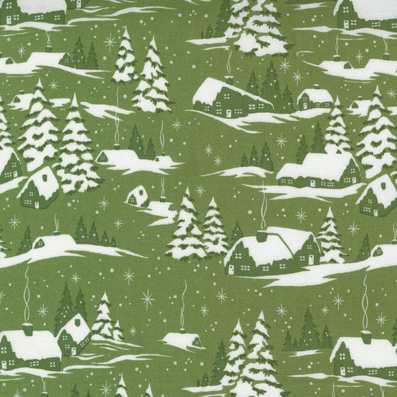 Merry Little Christmas Snowed in Spruce Yardage 55240-13 by Bonnie & Camille for Moda Fabrics