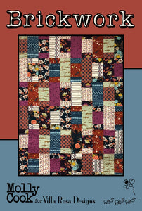 Brickwork Quilt Pattern Villa Rosa Designs Finished 45 x 60