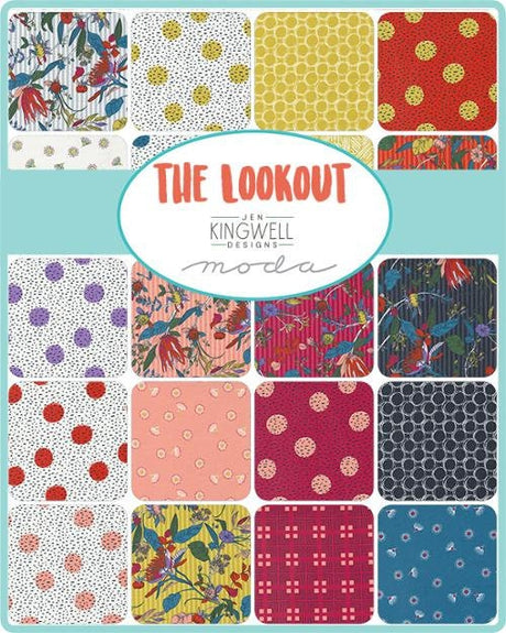 The Lookout 5" Squares Charm Pack 18210PP  by Jen Kingwell for Moda Fabrics Moda Precut squares bin 43