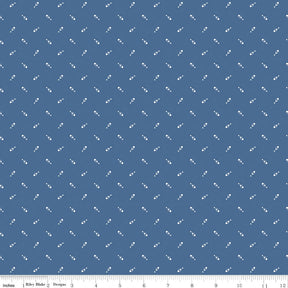 Prairie Family Denim C12316-DENIM By Lori Holt Sold by 1/2 yard increments