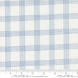 Nantucket Summer Plaid Cream Light Blue yardage 55262-24 by Camille Roskelley for Moda Fabrics