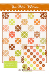 Nine Patch Blooms Quilt pattern only by Fig Tree Quilts FTQ1852